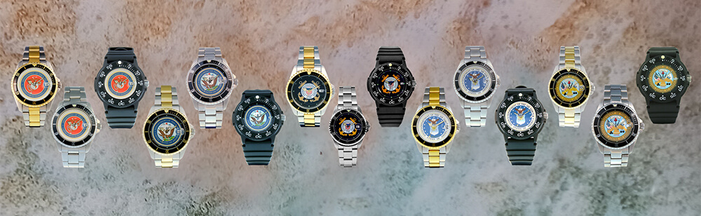 Del Mar Military Watches for US Branches