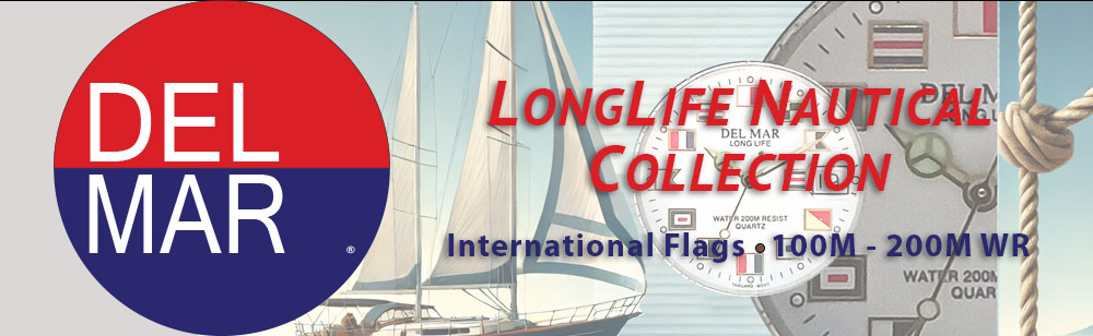 The Flagship Watches for Del Mar Watch - Nautical Flaga in classic style